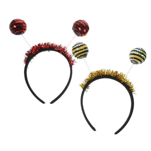 TOGEVAL 2 Stück Halloween Haarreif mit Boppers Cosplay Kopfschmuck für Party Karneval Karneval Erwachsene Frühling Design Langlebig Einfach zu Tragen Vielseitige Halloween Dekoration TOGEVAL 2 Stück Halloween Haarreif mit Boppers Cosplay Kopfschmuck für Party Karneval Karneval Erwachsene Frühling Design Langlebig Einfach zu Tragen Vielseitige Halloween Dekoration von TOGEVAL