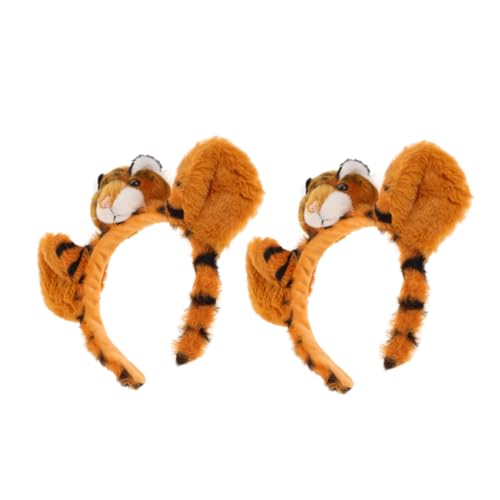 TOGEVAL 2 Stück Plüsch Tigerohren Haarreif Weiches Tier Stirnband für Halloween Kostüm Cosplay Bequemes Niedliches Kopfband für Mädels Karneval Partys und Fotoshootings TOGEVAL 2 Stück Plüsch Tigerohren Haarreif Weiches Tier Stirnband für Halloween Kostüm Cosplay Bequemes Niedliches Kopfband für Mädels Karneval Partys und Fotoshootings von TOGEVAL