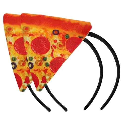 TOGEVAL 2 Stück Teiliges Pizza Stirnband Kostüm Haarreif Dekoration Leicht Bequem Auffälliges Food Headdress Prop für Party Cosplay Hochzeit Bühnenauftritte TOGEVAL 2 Stück Teiliges Pizza Stirnband Kostüm Haarreif Dekoration Leicht Bequem Auffälliges Food Headdress Prop für Party Cosplay Hochzeit Bühnenauftritte von TOGEVAL