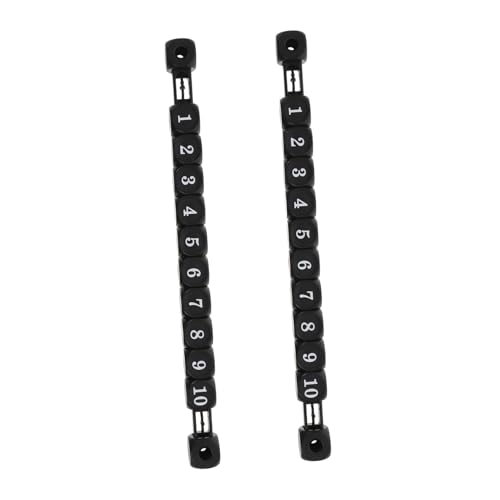TOGEVAL 2 Stück Teiliges Tischfußball Zählgerät aus Robustem Kunststoff Einfache Montage Langlebiger Score Keeper für Wettkampf Geeignet Ersatz für Abgenutzte Zähler Ergonomisches Design von TOGEVAL