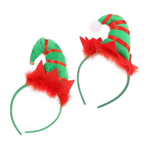 TOGEVAL 2 Stück Teiliges Weihnachts Haarreifen mit Glocken und Federn Kreative Festival Party Kopfbedeckung Stabiler Rahmen Einfache Handhabung für Karneval und Kostümfeiern TOGEVAL 2 Stück Teiliges Weihnachts Haarreifen mit Glocken und Federn Kreative Festival Party Kopfbedeckung Stabiler Rahmen Einfache Handhabung für Karneval und Kostümfeiern von TOGEVAL