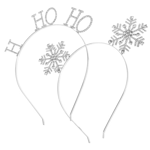 TOGEVAL 2 Stück Weihnachts Haarreifen Teilig Schneeflocke Haarschmuck Festlich Party Dekoration Mädchen Winterliches Accessoire für Kostüm und Feiertage TOGEVAL 2 Stück Weihnachts Haarreifen Teilig Schneeflocke Haarschmuck Festlich Party Dekoration Mädchen Winterliches Accessoire für Kostüm und Feiertage von TOGEVAL