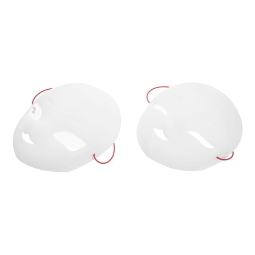 TOGEVAL 2 Stücke Blanko- Weiße Maskenballmaske für Halloween Cosplay Opernparty Dekorationen TOGEVAL 2 Stücke Blanko- Weiße Maskenballmaske für Halloween Cosplay Opernparty Dekorationen von TOGEVAL