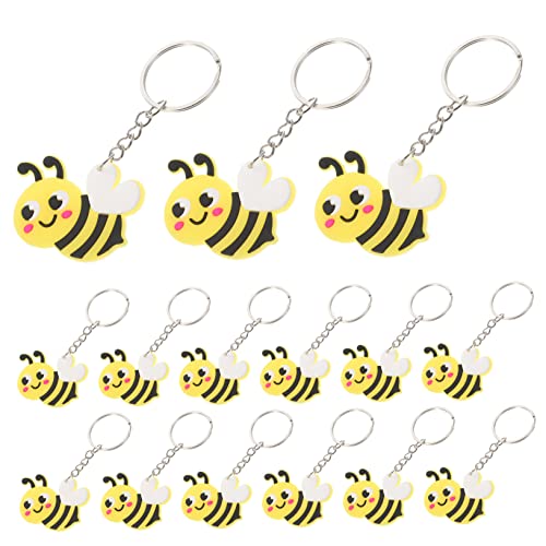 TOGEVAL 24 Stück Bienen Schlüsselanhänger, Rucksack Schlüsselanhänger, Schlüsselanhänger, Dekoration, Rucksack Anhänger, Bienen Schlüsselanhänger, Neuheit, Schlüsselanhänger, TOGEVAL 24 Stück Bienen Schlüsselanhänger, Rucksack Schlüsselanhänger, Schlüsselanhänger, Dekoration, Rucksack Anhänger, Bienen Schlüsselanhänger, Neuheit, Schlüsselanhänger, von TOGEVAL