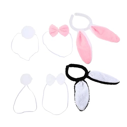 TOGEVAL 2Sätze Kaninchen Stirnband für Hasenohren und Geburtstagsfeiern Cosplay und Karneval Wiederverwendbar TOGEVAL 2Sätze Kaninchen Stirnband für Hasenohren und Geburtstagsfeiern Cosplay und Karneval Wiederverwendbar von TOGEVAL