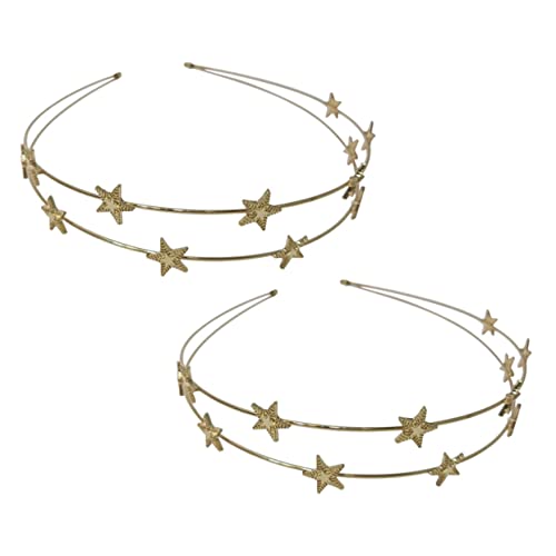 TOGEVAL 2Stücke Haarreifen mit Glitzerstern Design Leichtes und Haaraccessoire für Kostümpartys Feiertage und Fotografie Requisiten TOGEVAL 2Stücke Haarreifen mit Glitzerstern Design Leichtes und Haaraccessoire für Kostümpartys Feiertage und Fotografie Requisiten von TOGEVAL