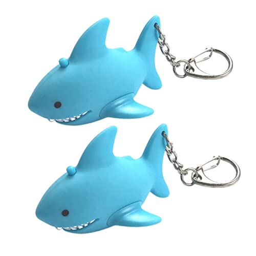 TOGEVAL 2Stücke Haiförmige Taschenlampen Schlüsselanhänger mit Sound für Partys und Leicht und Kompakt Kreatives Design TOGEVAL 2Stücke Haiförmige Taschenlampen Schlüsselanhänger mit Sound für Partys und Leicht und Kompakt Kreatives Design von TOGEVAL