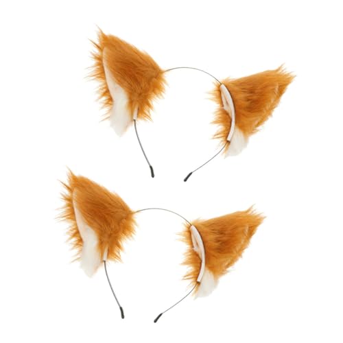 TOGEVAL 2stücke Fuchsohren Haarreif Süße Cosplay Katzenohren Haarschmuck Für Kostümpartys Karneval Halloween Und Themenveranstaltungen Handgefertigt Für Damen Und Mädchen TOGEVAL 2stücke Fuchsohren Haarreif Süße Cosplay Katzenohren Haarschmuck Für Kostümpartys Karneval Halloween Und Themenveranstaltungen Handgefertigt Für Damen Und Mädchen von TOGEVAL