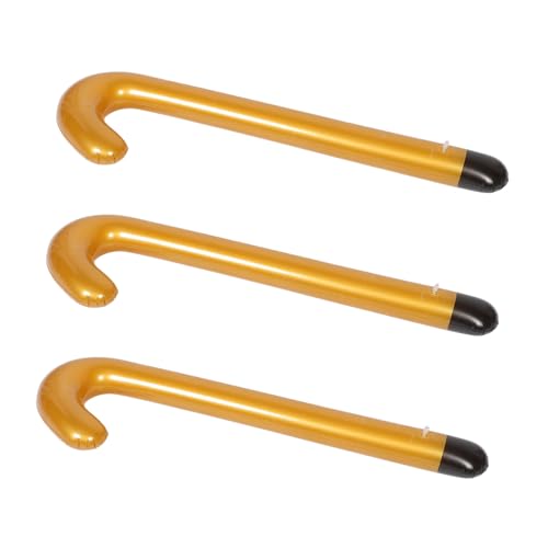 TOGEVAL 3 Stück Teiliges Aufblasbares Gehstock PVC Cosplay Requisiten für Halloween Party Zubehör Ergonomischer Tragbar und Vielseitig Einsetzbar TOGEVAL 3 Stück Teiliges Aufblasbares Gehstock PVC Cosplay Requisiten für Halloween Party Zubehör Ergonomischer Tragbar und Vielseitig Einsetzbar von TOGEVAL