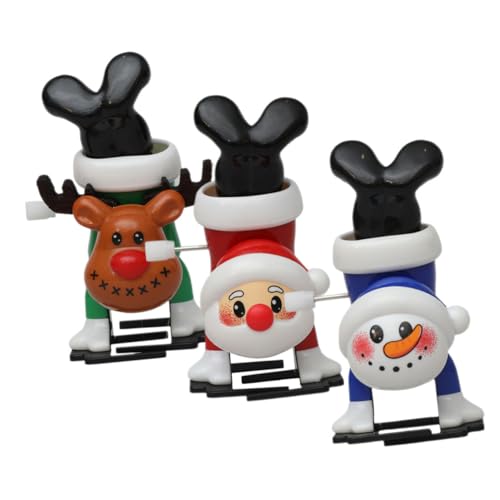 TOGEVAL 3 Stück Teiliges Weihnachts Wind Up aus Sicherem Material Kreative Weihnachtsdeko Figuren mit Lauf und Sprungfunktion als Mitgebsel und Partyspaß für Weihnachtsfeiern TOGEVAL 3 Stück Teiliges Weihnachts Wind Up aus Sicherem Material Kreative Weihnachtsdeko Figuren mit Lauf und Sprungfunktion als Mitgebsel und Partyspaß für Weihnachtsfeiern von TOGEVAL