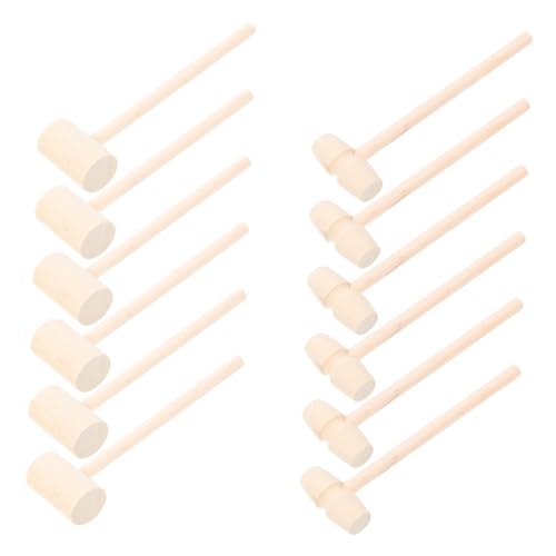 TOGEVAL 30 Stück Teiliges Mini Holzhammer Holzspielzeug Lernspielzeug Robustes Holz Klopfwerkzeug für Rollenspiele Gruppenaktivitäten und Kognitive TOGEVAL 30 Stück Teiliges Mini Holzhammer Holzspielzeug Lernspielzeug Robustes Holz Klopfwerkzeug für Rollenspiele Gruppenaktivitäten und Kognitive von TOGEVAL