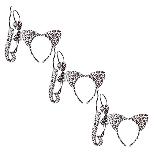 TOGEVAL 3Sätze Katzenohren Stirnband Set Fliege Teiliges Cosplay Kostüm für Karneval Halloween und Themenpartys Weiches Flauschiges Material Sorgt TOGEVAL 3Sätze Katzenohren Stirnband Set Fliege Teiliges Cosplay Kostüm für Karneval Halloween und Themenpartys Weiches Flauschiges Material Sorgt von TOGEVAL