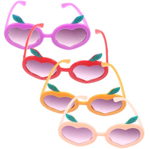 TOGEVAL 4 Stück Shaped Sonnenbrillen Bunte Cartoon Sonnenbrillen für Partys Robuste und Sichere Spielzeugbrillen für Kostüme und Feiern TOGEVAL 4 Stück Shaped Sonnenbrillen Bunte Cartoon Sonnenbrillen für Partys Robuste und Sichere Spielzeugbrillen für Kostüme und Feiern von TOGEVAL