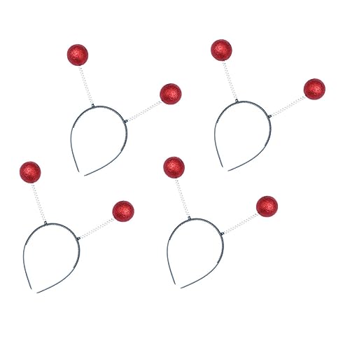 TOGEVAL 4Stücke Einzigartige Schimmernde Bälle Haarschmuck Kopfschmuck Dekoration für Partys Hochwertige Haaraccessoires aus Sicherem Material Bequem Langlebig von TOGEVAL