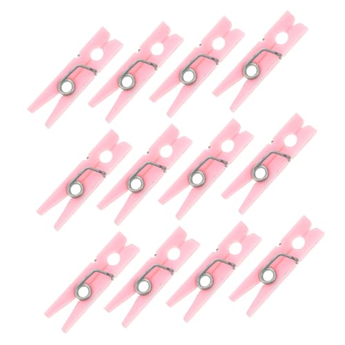 TOGEVAL 5 Packungen Kleine Wäscheklammern aus Robustem Material Multifunktional für Shower Deko Foto Clips und Babykleidung Kompakt und Leicht für Mädchenpartys und DIY Bastelprojekte von TOGEVAL