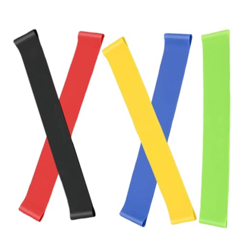 TOGEVAL 5 Stück Teiliges Set Elastischer Stuhlbefestigungsbänder für Widerstandsbänder für Sitzmöbel rutschfeste Fixierung für Besseren Fokus im Klassenzimmer Zubehör für Home Fitness und von TOGEVAL