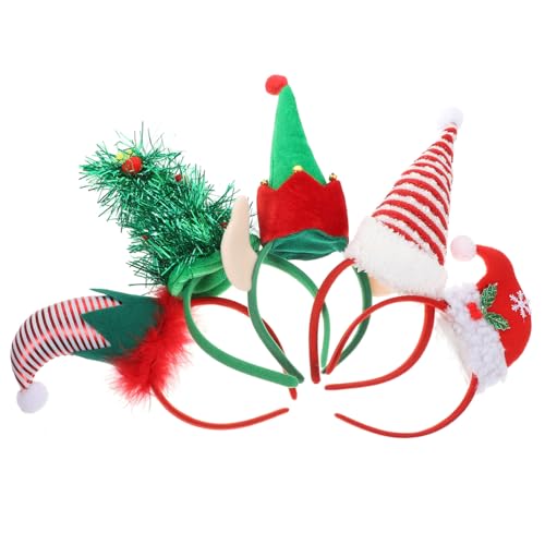 TOGEVAL 5 Stück Teiliges Weihnachts Haarreif Festival Hut Design Komfortabel Langlebig Für Erwachsene und Zubehör TOGEVAL 5 Stück Teiliges Weihnachts Haarreif Festival Hut Design Komfortabel Langlebig Für Erwachsene und Zubehör von TOGEVAL