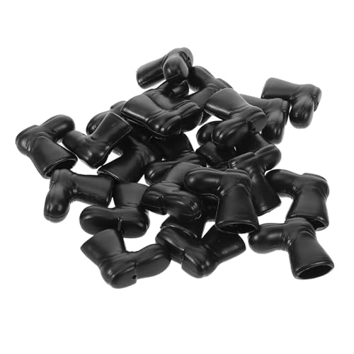 TOGEVAL 50 Stück Mini -Schuhe Puppe dekorative Schuhe Puppenschuhe Weiß dekorative Minischuhe winzig Spielzeugschuhe Miniaturschuhe Minischuhe Stiefelverzierungen Plastik Schwarz TOGEVAL 50 Stück Mini -Schuhe Puppe dekorative Schuhe Puppenschuhe Weiß dekorative Minischuhe winzig Spielzeugschuhe Miniaturschuhe Minischuhe Stiefelverzierungen Plastik Schwarz von TOGEVAL