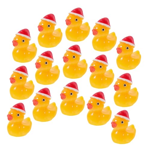 TOGEVAL 50 Stück Teiliges Mini Resin Figuren Weihnachtsmütze Kleine Enten Dekorative Statue für Party Langlebig und Leicht zu Platzieren TOGEVAL 50 Stück Teiliges Mini Resin Figuren Weihnachtsmütze Kleine Enten Dekorative Statue für Party Langlebig und Leicht zu Platzieren von TOGEVAL