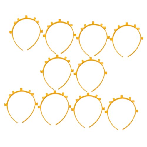 TOGEVAL 50 Stück Fluoreszierende Haarreifen Leuchtende Party Accessoires Knickbare Glow Sticks für Festivals Discos Hochzeiten Outdoor Aktivitäten mit Zubehör für Kreative Kostüme von TOGEVAL