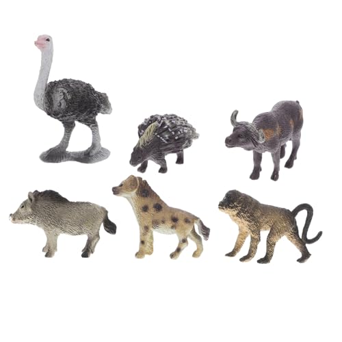 TOGEVAL 6 Stück Afrikanische Tiermodelle Miniatur-Tierfiguren Bauernhoftierdekoration lebendiges Tierhandwerk Spielzeugtiere Afrikanische Tierfiguren tierisches afrikanisches Modell Harz TOGEVAL 6 Stück Afrikanische Tiermodelle Miniatur-Tierfiguren Bauernhoftierdekoration lebendiges Tierhandwerk Spielzeugtiere Afrikanische Tierfiguren tierisches afrikanisches Modell Harz von TOGEVAL