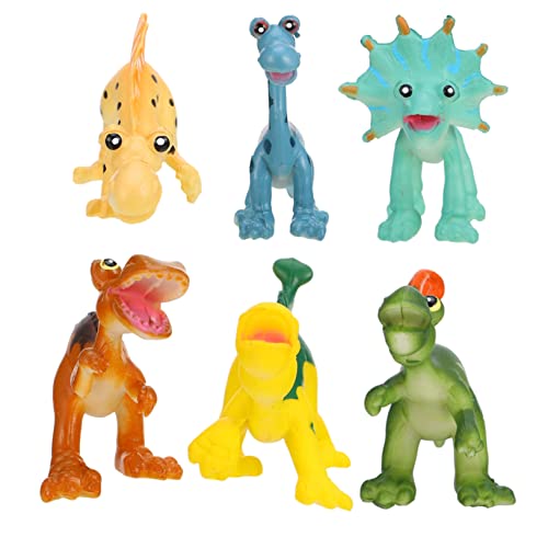 TOGEVAL 6 Stück Teiliges Dinosaurier Modell Cartoon Dinosaurier Dekoration und Lernhilfe für Hochwertigem Kunststoff für Fotografie und Tierkunde TOGEVAL 6 Stück Teiliges Dinosaurier Modell Cartoon Dinosaurier Dekoration und Lernhilfe für Hochwertigem Kunststoff für Fotografie und Tierkunde von TOGEVAL