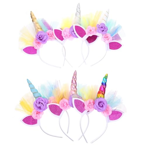 TOGEVAL 6 Stück Teiliges Einhorn Haarreifen für Niedliche Cartoon Stirnbänder mit Bunten Designs für Kostüm Party und Accessoires Modischer Kopfschmuck für Mädchen TOGEVAL 6 Stück Teiliges Einhorn Haarreifen für Niedliche Cartoon Stirnbänder mit Bunten Designs für Kostüm Party und Accessoires Modischer Kopfschmuck für Mädchen von TOGEVAL