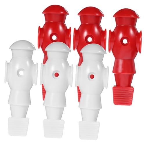 TOGEVAL 6 Stück Teiliges Tischfußball Figuren aus Robustem PP und Resin Widerstandsfähig und Langlebig Kompatibel mit Standard Fußballspiel Stangen Leichte und Einfach zu Installierende TOGEVAL 6 Stück Teiliges Tischfußball Figuren aus Robustem PP und Resin Widerstandsfähig und Langlebig Kompatibel mit Standard Fußballspiel Stangen Leichte und Einfach zu Installierende von TOGEVAL