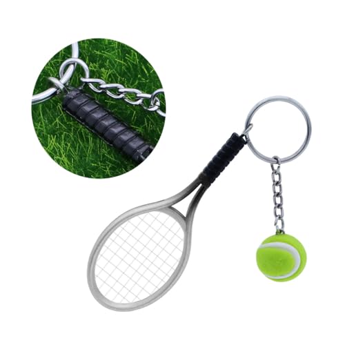 TOGEVAL 6 Stück Tennis Schlüsselanhänger Teiliges Bunte Schläger und Ball Anhänger Modische Bag Pendant Dekoration für Tennisspieler und Fans Geschenkidee TOGEVAL 6 Stück Tennis Schlüsselanhänger Teiliges Bunte Schläger und Ball Anhänger Modische Bag Pendant Dekoration für Tennisspieler und Fans Geschenkidee von TOGEVAL