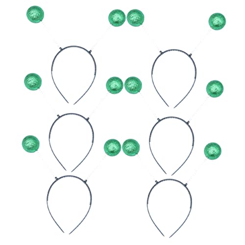 TOGEVAL 6Stücke Glänzende Ball Haarbänder Kreativer Kopfschmuck für Karneval und Partys Wiederverwendbar Bequemes Material Erwachsene TOGEVAL 6Stücke Glänzende Ball Haarbänder Kreativer Kopfschmuck für Karneval und Partys Wiederverwendbar Bequemes Material Erwachsene von TOGEVAL