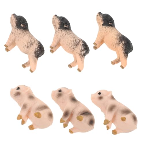 TOGEVAL 6stücke Miniatur-schweinestatuen Mit Handbemalten Details Für Sammler Und Bastelprojekte Als Tierspielzeug Oder Feengarten-Accessoires Geeignet TOGEVAL 6stücke Miniatur-schweinestatuen Mit Handbemalten Details Für Sammler Und Bastelprojekte Als Tierspielzeug Oder Feengarten-Accessoires Geeignet von TOGEVAL