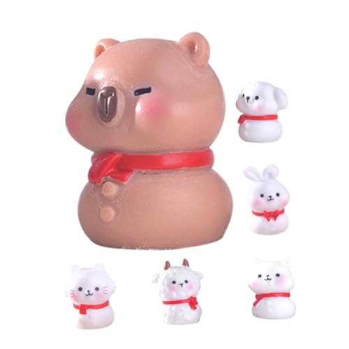 TOGEVAL 6stücke Miniature Tierfiguren Weihnachtsdeko Für Mini- Desktop-Ornamente Und Kunstprojekte Lifelike Resin Figuren Für Festliche Dekoration TOGEVAL 6stücke Miniature Tierfiguren Weihnachtsdeko Für Mini- Desktop-Ornamente Und Kunstprojekte Lifelike Resin Figuren Für Festliche Dekoration von TOGEVAL
