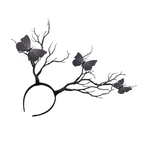 TOGEVAL Antler Haarreif aus Robustem Material Modischer Kopfschmuck für Party und Cosplay Bequemer Sitz Vielseitig als Performance Requisite und Fotoprop Geeignet Zufällige Farbe von TOGEVAL