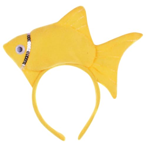 TOGEVAL Cartoon Fisch Haarreif Foto Requisite für Party Make Up Spa Hautpflege Haarschmuck Mädchen Jungen Zufällige Farbe Zufällige Farbe von TOGEVAL