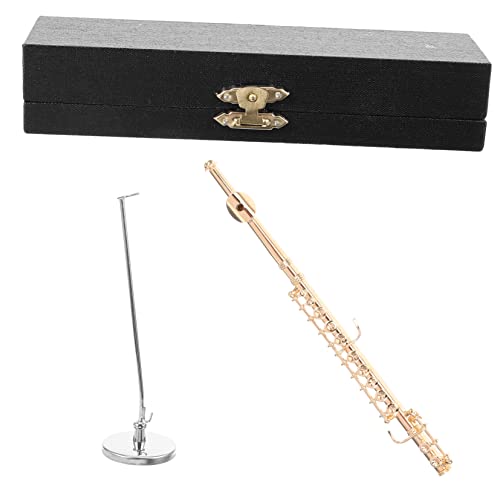 TOGEVAL Flötenmodellschmuck Mini-Musikinstrument-Dekorationen Miniaturen Dekoration von Musikinstrumentenmodellen Modelle von Musikinstrumenten Miniatur-Puppenstubenmöbel Kupfer Golden TOGEVAL Flötenmodellschmuck Mini-Musikinstrument-Dekorationen Miniaturen Dekoration von Musikinstrumentenmodellen Modelle von Musikinstrumenten Miniatur-Puppenstubenmöbel Kupfer Golden von TOGEVAL
