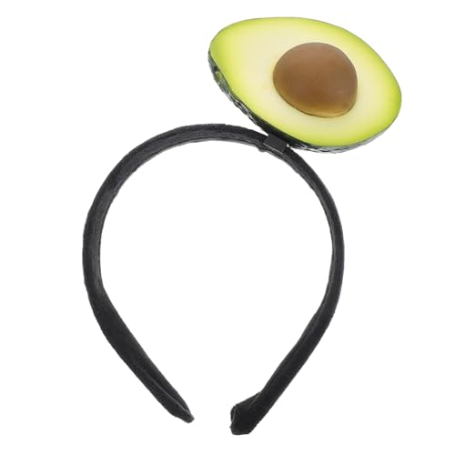 TOGEVAL Frucht Avocado Stirnband Haarschmuck Für Mädchen Stirnbänder Avocados Essens Stirnband Frucht Kopfbedeckung Lustige Kopfbedeckung Witziges Kostüm Accessoire Halloween von TOGEVAL