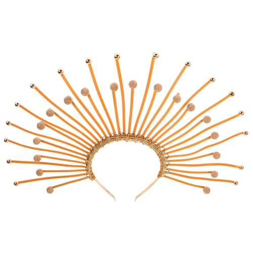 TOGEVAL Goldenes Stirnband mit Spike Design für Göttinnen Sonnenstrahlen Kopfschmuck für Damen für Partys Hochzeiten und Kostüme TOGEVAL Goldenes Stirnband mit Spike Design für Göttinnen Sonnenstrahlen Kopfschmuck für Damen für Partys Hochzeiten und Kostüme von TOGEVAL