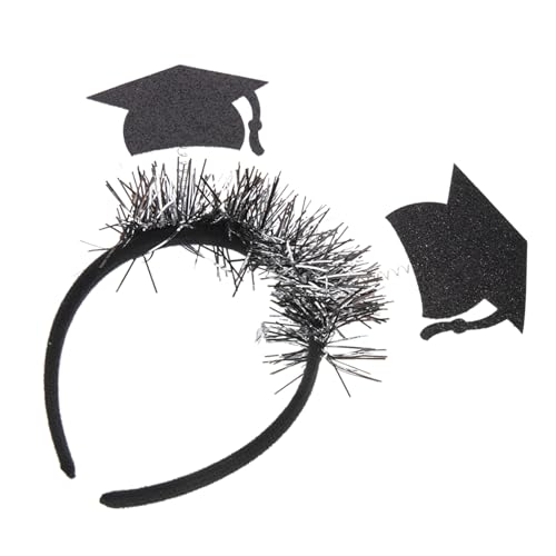 TOGEVAL Graduations stirnband mit Schwarzer goldener Dekoration Elastisches Doktorhut kopfschmuck für Abschlussfeier Komfortabel Passend für Studenten und Erwachsene TOGEVAL Graduations stirnband mit Schwarzer goldener Dekoration Elastisches Doktorhut kopfschmuck für Abschlussfeier Komfortabel Passend für Studenten und Erwachsene von TOGEVAL