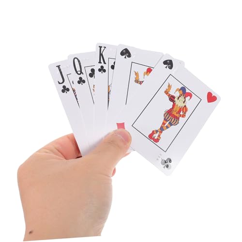 TOGEVAL Große Braille Spielkarten für Blinde Taktile Jumbo kartenspiele als Hilfsmittel für Sehbehinderte Inklusive Unterhaltung und Unterstützung für Senioren mit Sehbeeinträchtigung von TOGEVAL