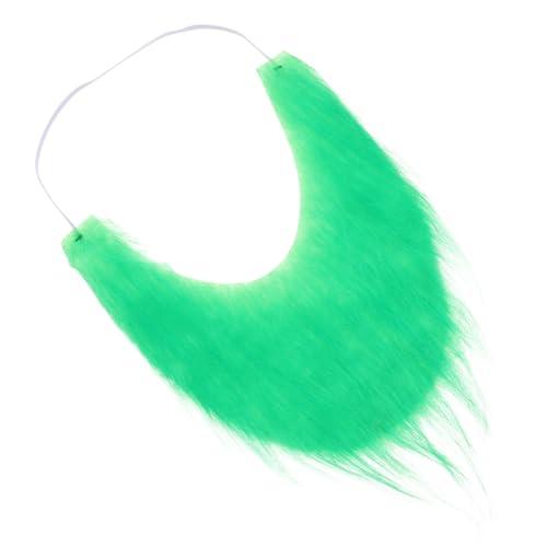 TOGEVAL Grüner Bart, St. Patrick's Dekorationen, Falscher Schnurrbart, St. Patrick's Day, Kostümbart, St. Patrick's Day Schnurrbart, Falscher Bart Für Cosplay, St. Patrick's Day Bart, von TOGEVAL