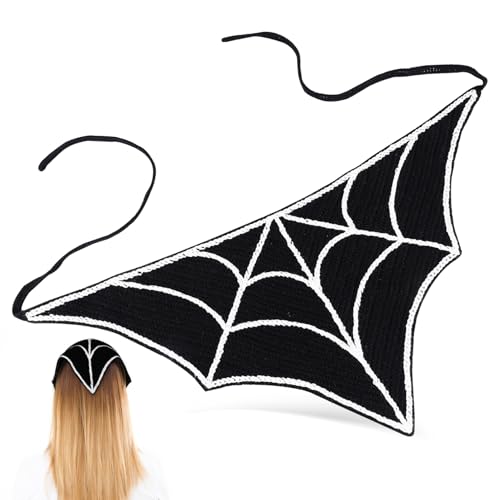 TOGEVAL Halloween Bandana Spinnennetz Dreieckstuch für Damen Verstellbares Kopftuch mit Bindeverschluss Atmungsaktiv und Pflegeleicht als Halloween Kopfbedeckung und Dekoration TOGEVAL Halloween Bandana Spinnennetz Dreieckstuch für Damen Verstellbares Kopftuch mit Bindeverschluss Atmungsaktiv und Pflegeleicht als Halloween Kopfbedeckung und Dekoration von TOGEVAL