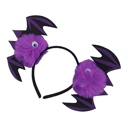 TOGEVAL Halloween Haarreif Fledermaus Leichtes Kopfband Bequem Langlebig Halloween Party Cosplay Damen Zubehör TOGEVAL Halloween Haarreif Fledermaus Leichtes Kopfband Bequem Langlebig Halloween Party Cosplay Damen Zubehör von TOGEVAL