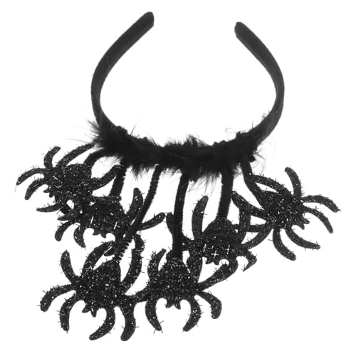 TOGEVAL Halloween Haarreif Spinnen Design Leichtes Festliches Accessoire für Erwachsene und Komfortabler Kopfschmuck für Halloween Fasching Cosplay und Themenpartys TOGEVAL Halloween Haarreif Spinnen Design Leichtes Festliches Accessoire für Erwachsene und Komfortabler Kopfschmuck für Halloween Fasching Cosplay und Themenpartys von TOGEVAL