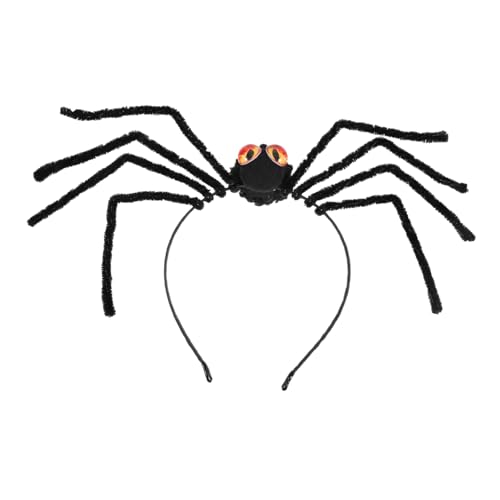 TOGEVAL Halloween Haarreif Spinnenkopfstück aus Langlebigem Material Einzigartiges Cosplay Stirnband mit Kreativem Spinnendesign Atmungsaktiv und Bequem für Kostüm und Partydekoration TOGEVAL Halloween Haarreif Spinnenkopfstück aus Langlebigem Material Einzigartiges Cosplay Stirnband mit Kreativem Spinnendesign Atmungsaktiv und Bequem für Kostüm und Partydekoration von TOGEVAL