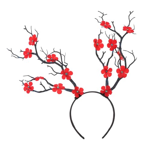 TOGEVAL Halloween Haarreif mit Blumen Dekor Realistisches Hirschgeweih Stirnband für Party Karneval Kostüm und Masquerade Leichtes Auffälliges Halloween Kopfschmuck Accessoire TOGEVAL Halloween Haarreif mit Blumen Dekor Realistisches Hirschgeweih Stirnband für Party Karneval Kostüm und Masquerade Leichtes Auffälliges Halloween Kopfschmuck Accessoire von TOGEVAL