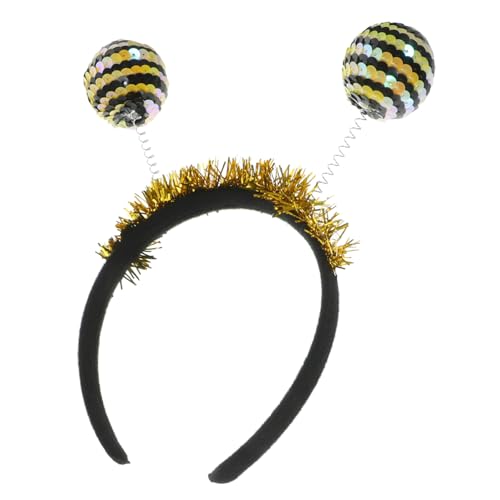 TOGEVAL Halloween Haarreif mit Pailletten Niedlicher Marienkäfer und Bienen Kopfschmuck Leichter Karneval Haarschmuck für Damen und Mädchen Verstellbares Party Stirnband für Halloween und TOGEVAL Halloween Haarreif mit Pailletten Niedlicher Marienkäfer und Bienen Kopfschmuck Leichter Karneval Haarschmuck für Damen und Mädchen Verstellbares Party Stirnband für Halloween und von TOGEVAL