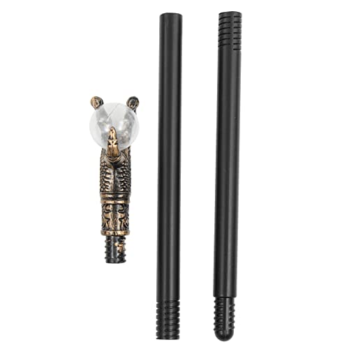 TOGEVAL Halloween Kostüm Gehstock Scepter Toy mit Adlerklaue Tragbar Teilig Cosplay Requisite für Erwachsene und Antiker Festivalstab für Bühnenauftritte und Party von TOGEVAL
