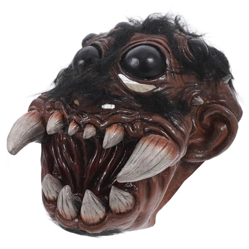 TOGEVAL Halloween Spider Maske Cosplay Prop Elastischem Band Wiederverwendbare Gruselige Tiergesichtsmaske für Halloween Maskenball und Themenpartys Angenehm und Sicher zu Tragen von TOGEVAL