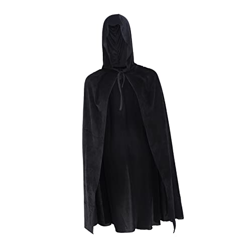 TOGEVAL Herren Damen Jungen und Mädchen Halloween Gothic Ritter Umhang Gold Samt Lange Robe Hexenkostüm Cosplay TOGEVAL Herren Damen Jungen und Mädchen Halloween Gothic Ritter Umhang Gold Samt Lange Robe Hexenkostüm Cosplay von TOGEVAL