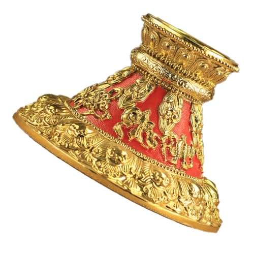 TOGEVAL Handgefertigter Gebetsrad ständer mit Breiter Basis Stabilem Buddha Halter Kompakt und Platzsparend für Tisch Feine Politur Glatte Oberfläche für Handgebetsräder Kunstvolles von TOGEVAL